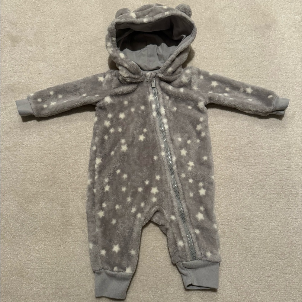 Cat & Jack 0-3M baby one piece fleece outfit